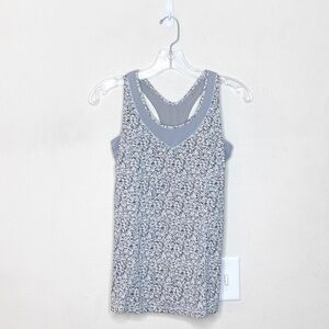 Lululemon Tone it Tank Fleur Silver Spoon Floral